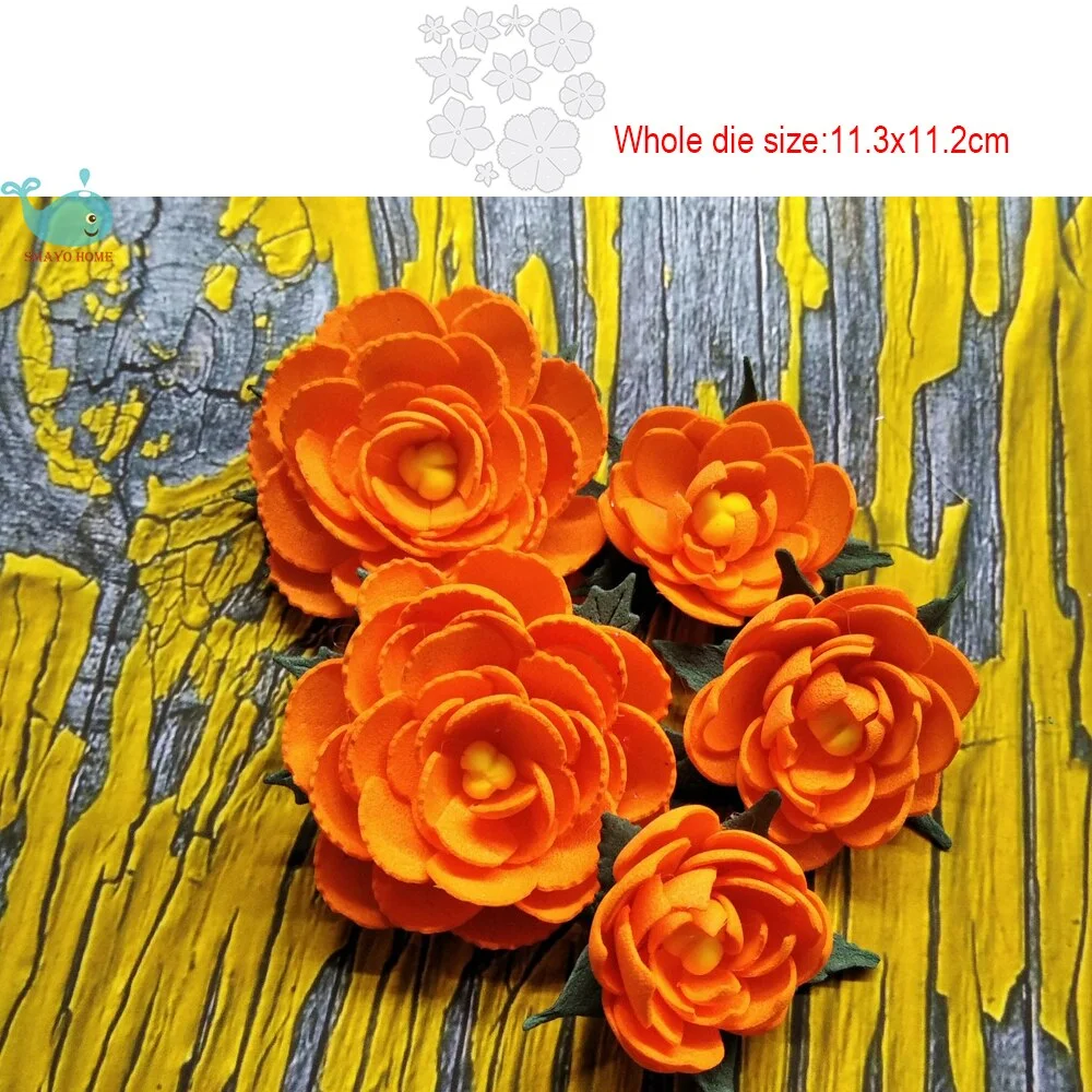 lace flower Metal Cutting Dies Scrapbooking Stencil for Album Paper DIY Gift Card Decoration Embossing Dies New 2022