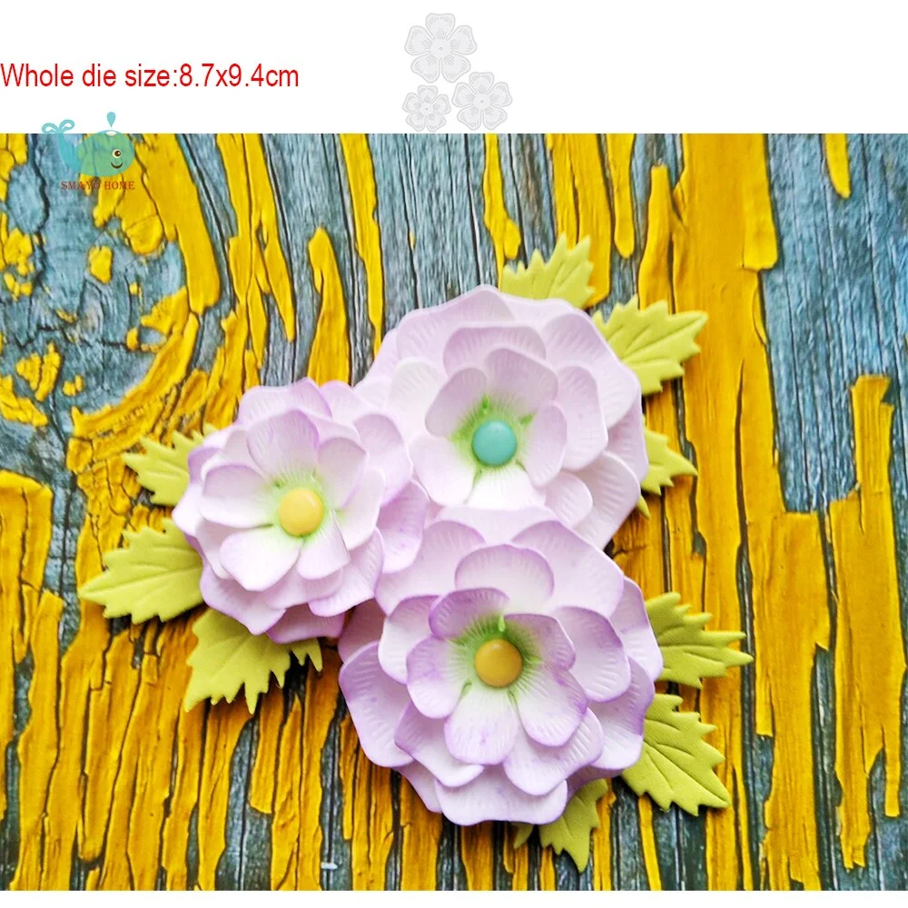 lace flower Metal Cutting Dies Scrapbooking Stencil for Album Paper DIY Gift Card Decoration Embossing Dies New 2022