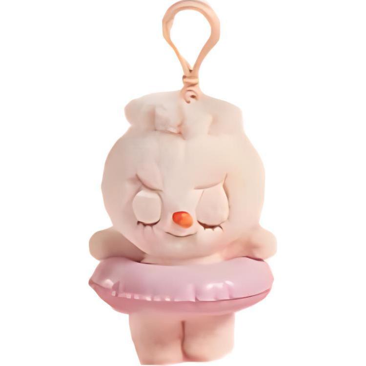 POP MART THE MONSTERS Party Collection Swim Ring Plush Pendant Mystery Boxes Single Mystery Box/Full Box 7 Pcs