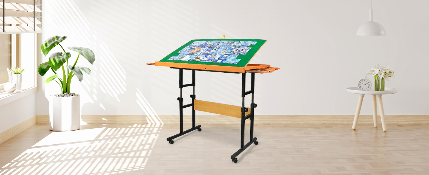 Jigsaw Puzzle table with legs