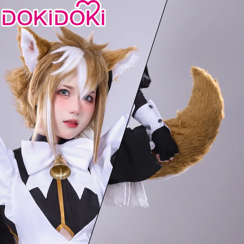 DokiDoki-SR Game Genshin Impact Gorou Doujin Cosplay Costume Maid Uniform Cute