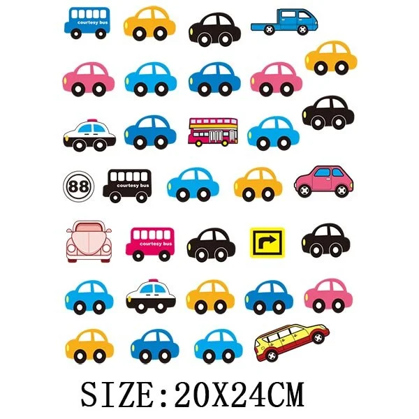 Cute Animals Heat Sticker On T-shirt DIY A-levels Iron On Transfer For Clothing Beautiful Design On Kid Clothes Patch Decoration