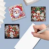 12Pcs Diamond Painting Christmas Greeting Cards Christmas Cards