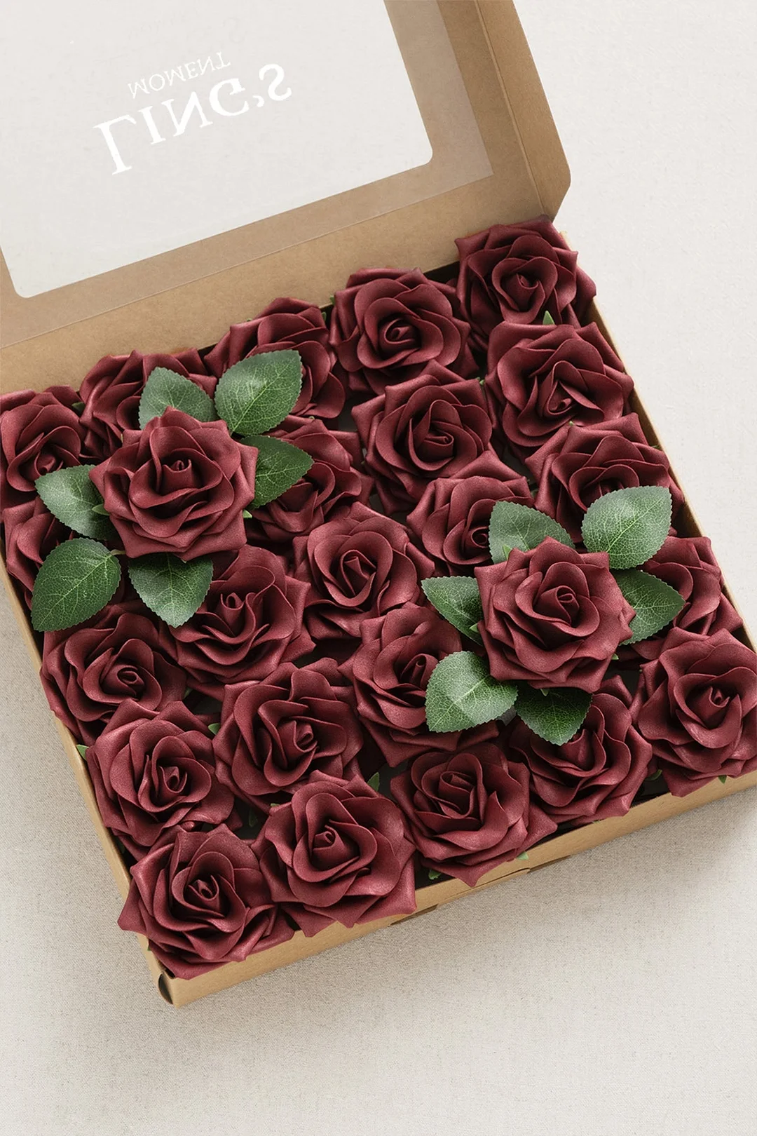 2.5" Foam Avalanche Rose with Stem - 3 Colors