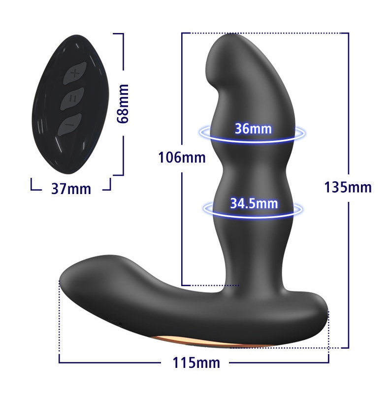 Advanced 2-in-1 Prostate Massager with Remote Control