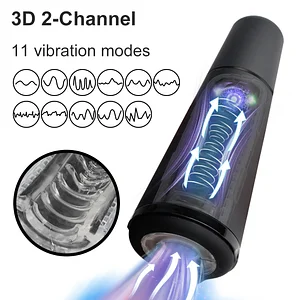 Automatic Telescopic Vagina Masturbation Blowjob Pussy Mastubator