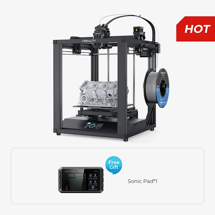 Ender-5 S1 3D Printer With Sonic Pad Screen Combo
