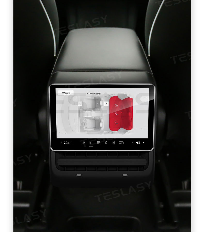 TESLASY Model Y/3 8-Inch 4G Android Rear Screen (Inspired Designed by Model 3 Highland Rear Screen)