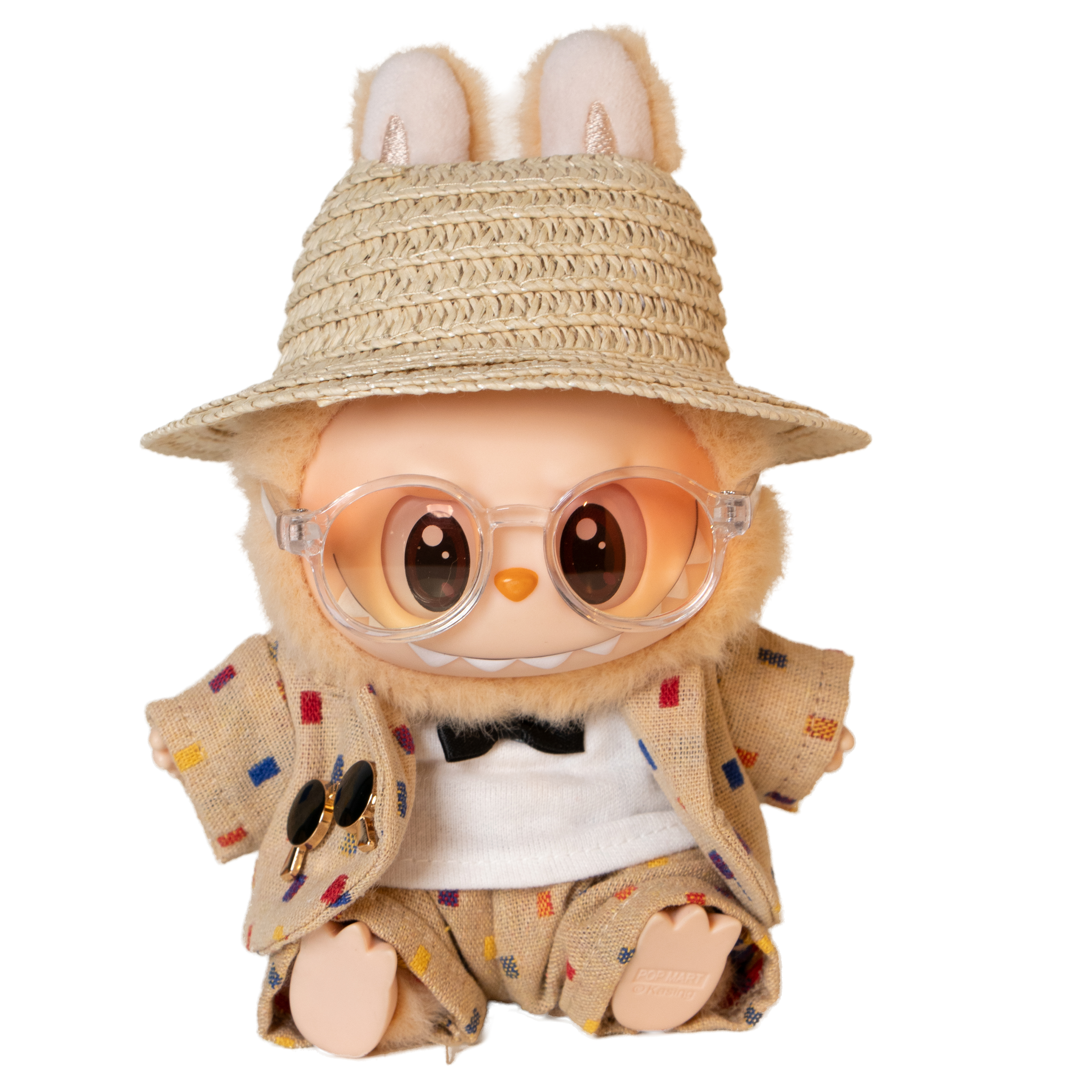 [Modified Doll] POP MART Labubu THE MONSTERS Sitting Party Collection, Vinyl 2.0 Trend Based Products 15cm