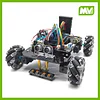 Arduino smart car, Mecanum wheels, PS2 remote controller, Bluetooth-controlled robotic arm, four-way line following