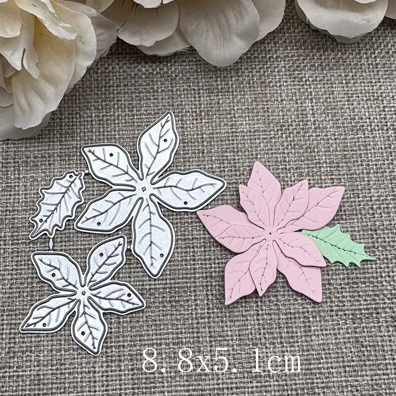 Nigikala flower leaf set Metal Cutting Dies Stencils For DIY Scrapbooking Decorative Handcraft Die Cutting Template Mold