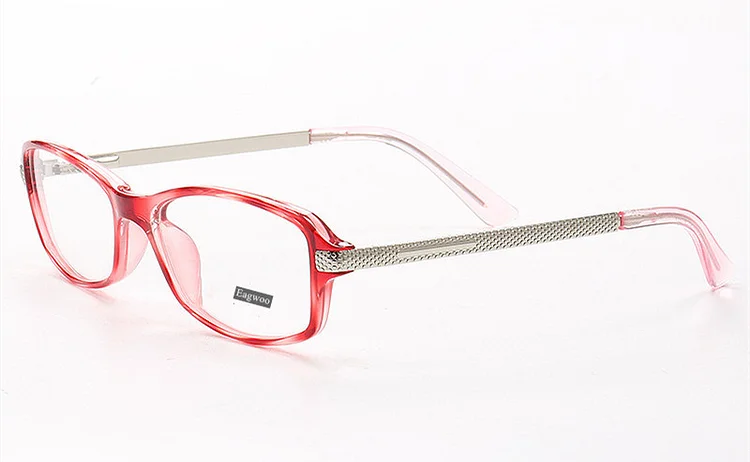 EAGWOO Acetate Eyeglasses Women Full Rim Optical Frame Prescription Spectacle Rectangule Myopia Eye Glasses Simple Design Small