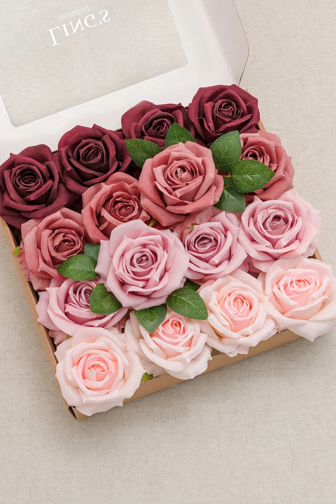 3.5" Silk Vendela Rose with Stem - 8 Styles