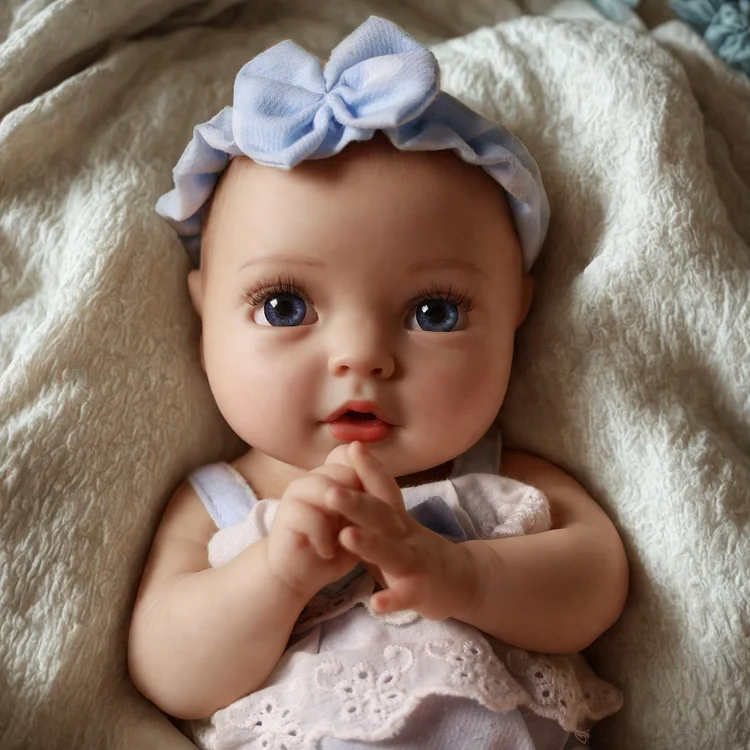 [Ships Within 24 Hours] Babeside Terry 12"/16" Realistic Silicone Smiling Baby Girl &ndash; A Sweet Gift for Building Lovely Memories