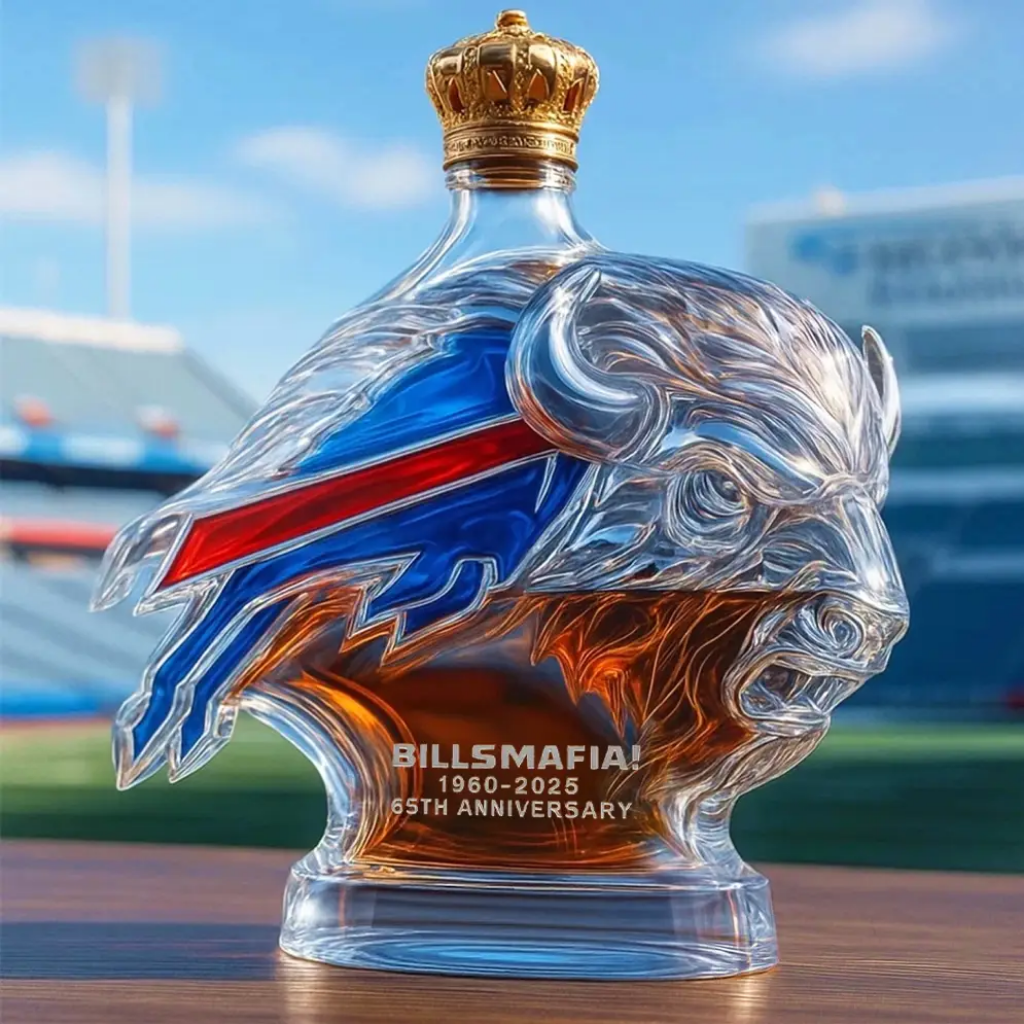 Buffalo Bills 65th Anniversary Whiskey Bottle3