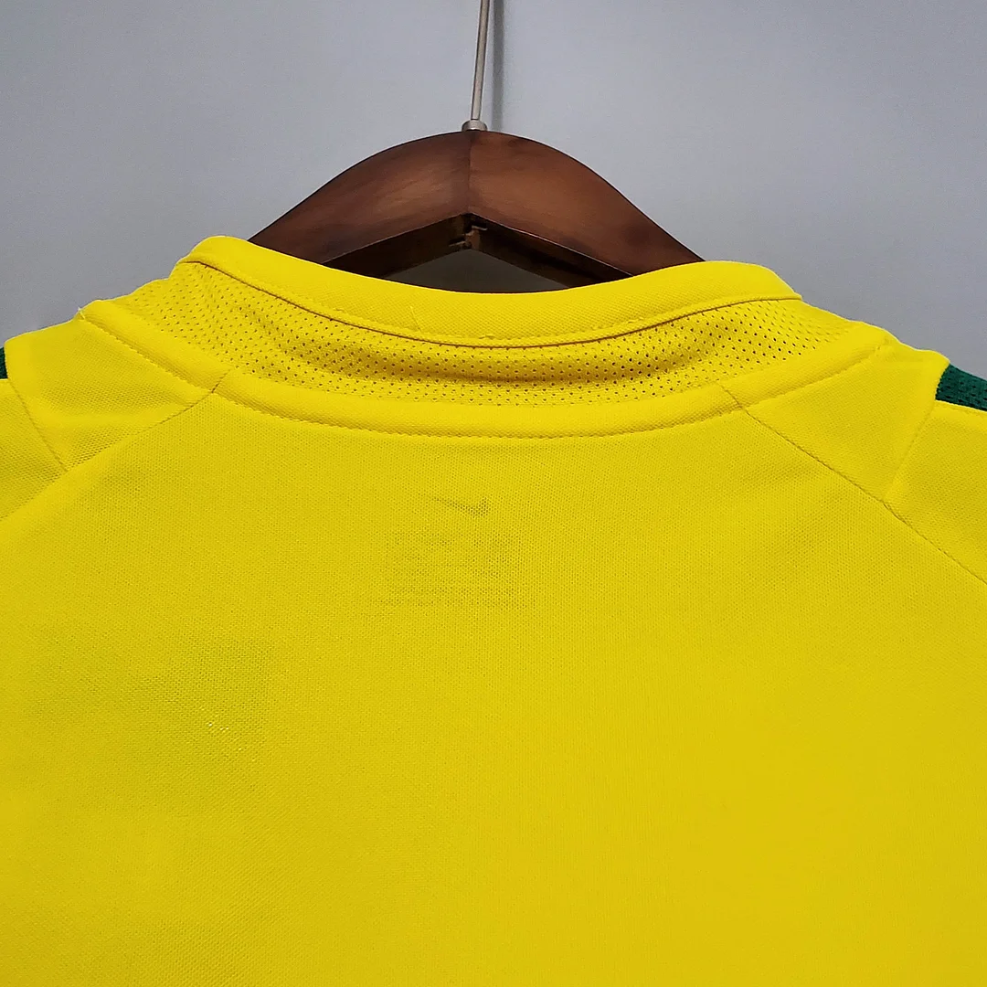 2002 Retro Brazil Soccer Jersey Home