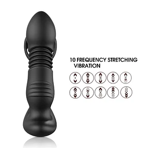 Telescopic Vibration Prostate Massager & Triple Ring