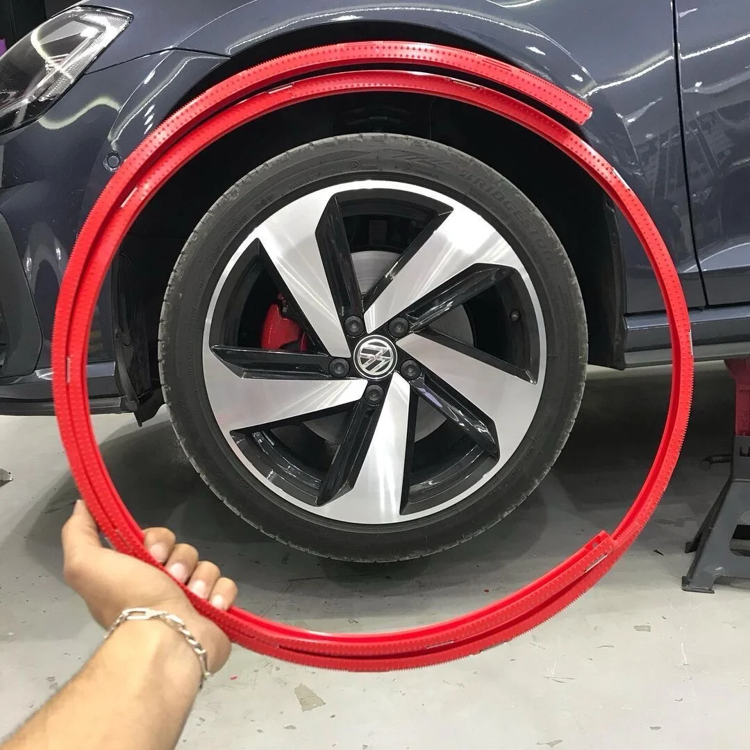 Car wheel protection ring anti-collision strip anti-scratch strip anti-scratch rubber strip