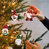 12Pcs Diamond Painting Acrylic Christmas Goblin Hanging Kits for Christmas Tree