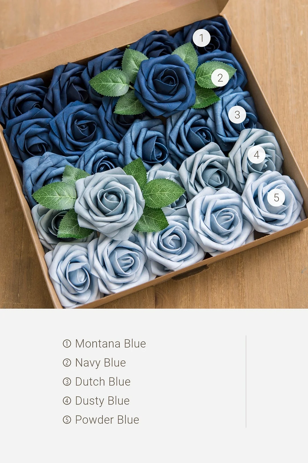 3" Foam Rose with Stem - 56 Colors