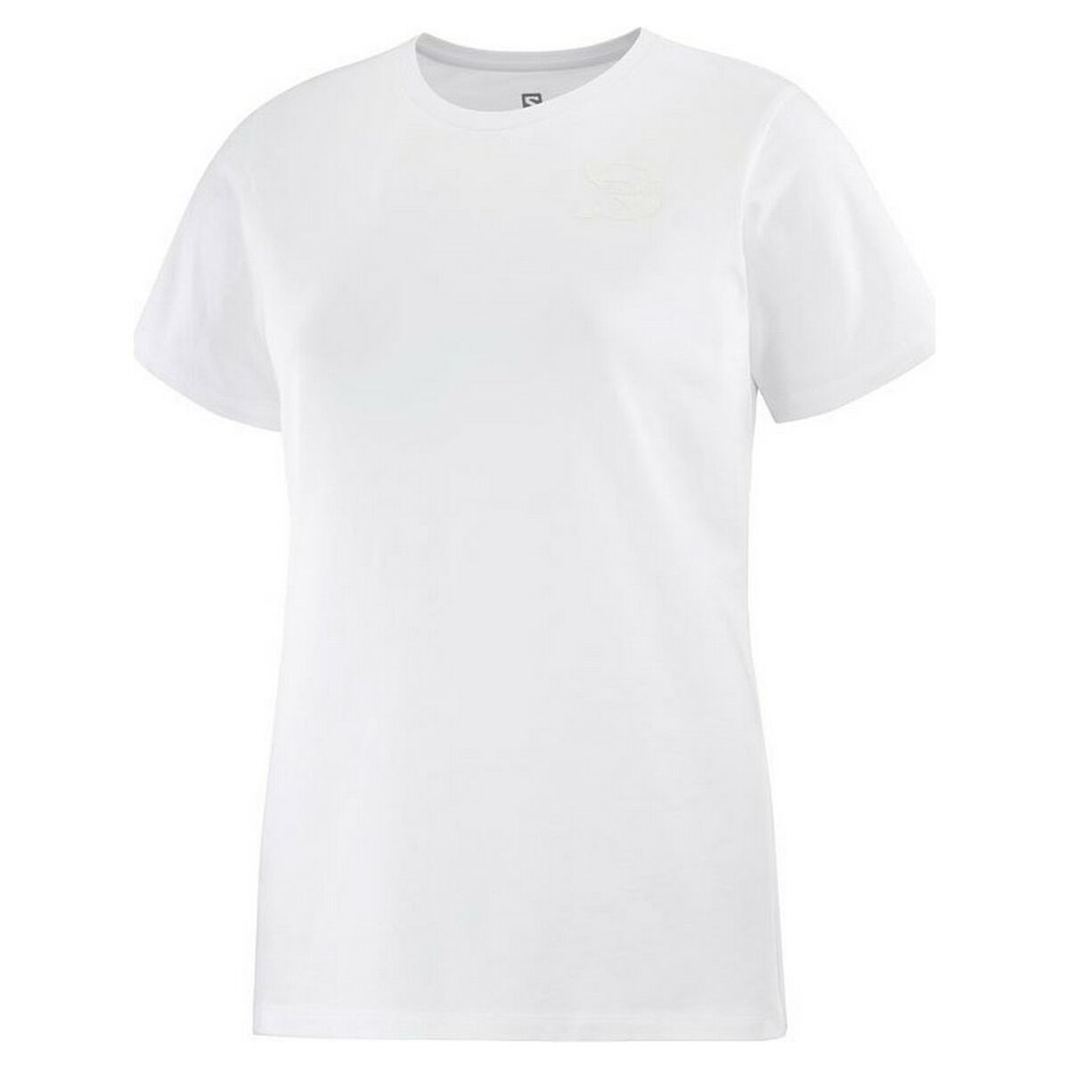Women&rsquo;s Short Sleeve T-Shirt Salomon Small Logo White