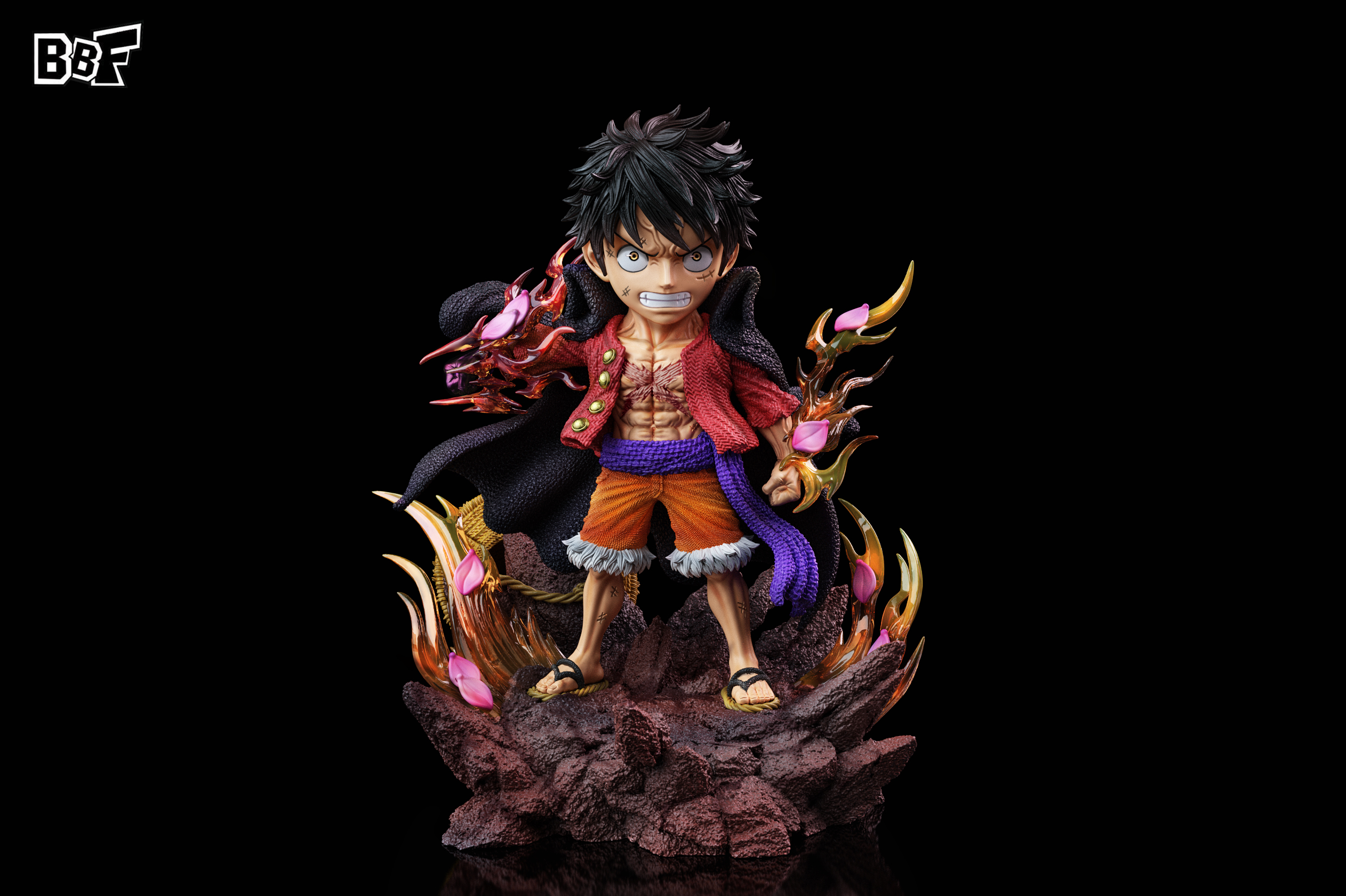 BBF Studio - ONE PIECE - Standing Gold Busoshoku Haki Monkey D. Luffy ...