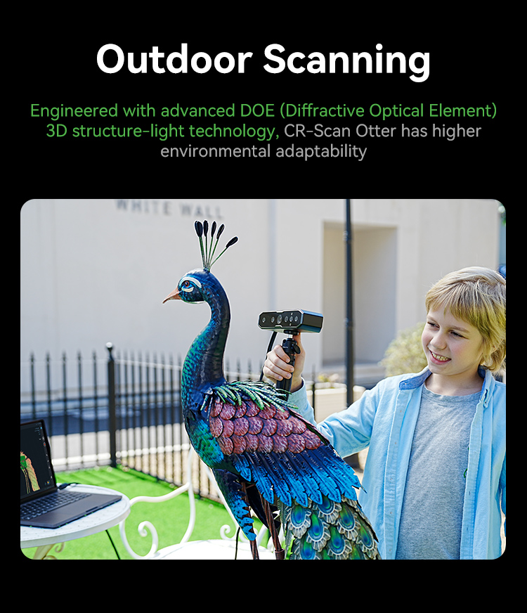 CR-Scan Otter outdoor Scanning