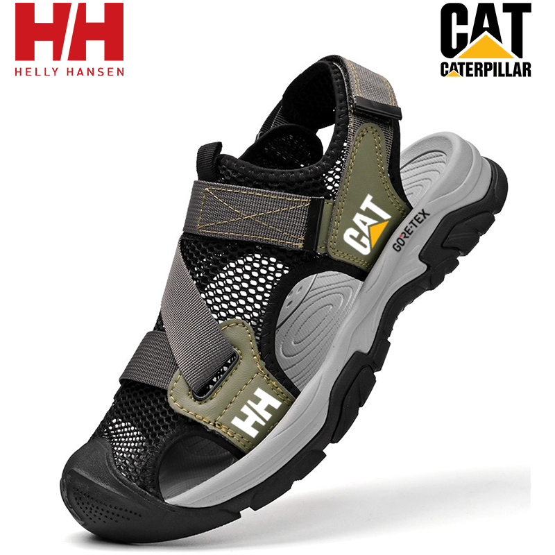 A CAT és a Helly Hansen együttműködik a szúrásálló, csúszásmentes és sportos férfi szandálok fejlesztésében.