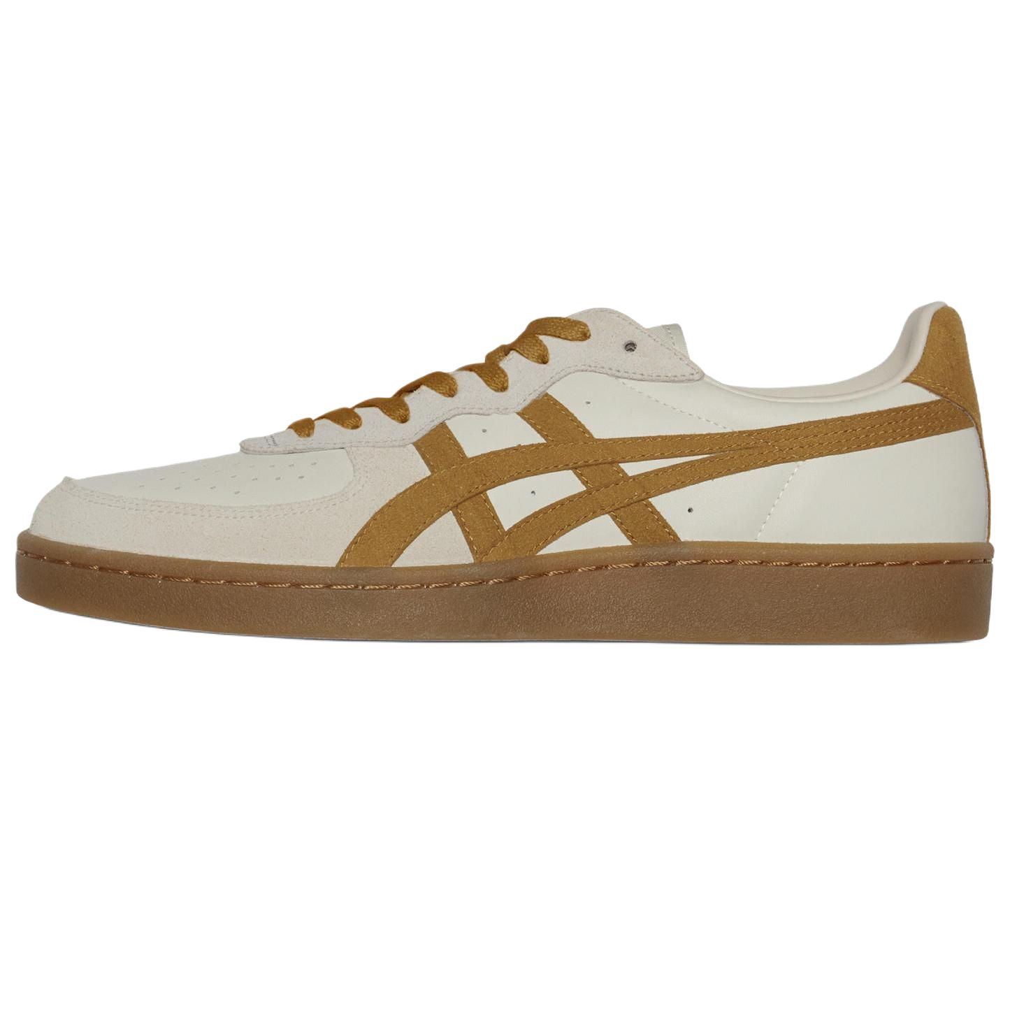 Onitsuka Tiger GSM Anti-Slip Wear-Resistant Low-Top Skateboard Shoes Unisex Beige Brown