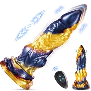 Firebird Telescopic Vibration Dildo Vestibular Anal Plug Remote Control