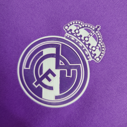 Retro 17/18 Real Madrid Away Long Sleeve Football Shirt Thai Quality