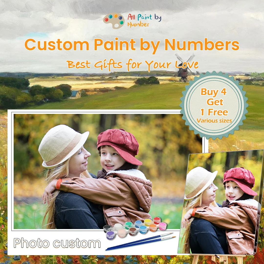 Custom Paint by Numbers Kit [👇Best Gifts for Your Love]