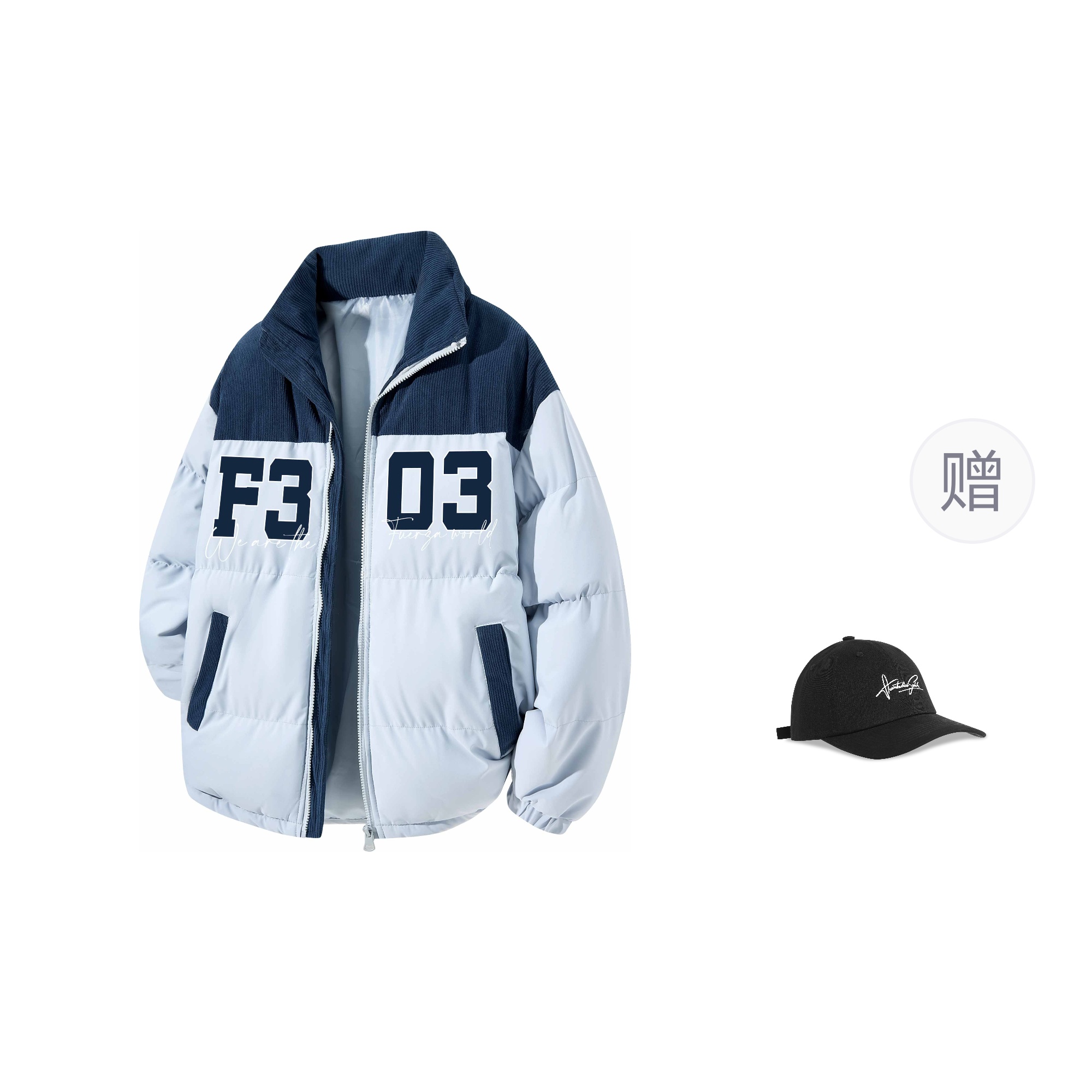 FUERZA Puffer Jackets Unisex