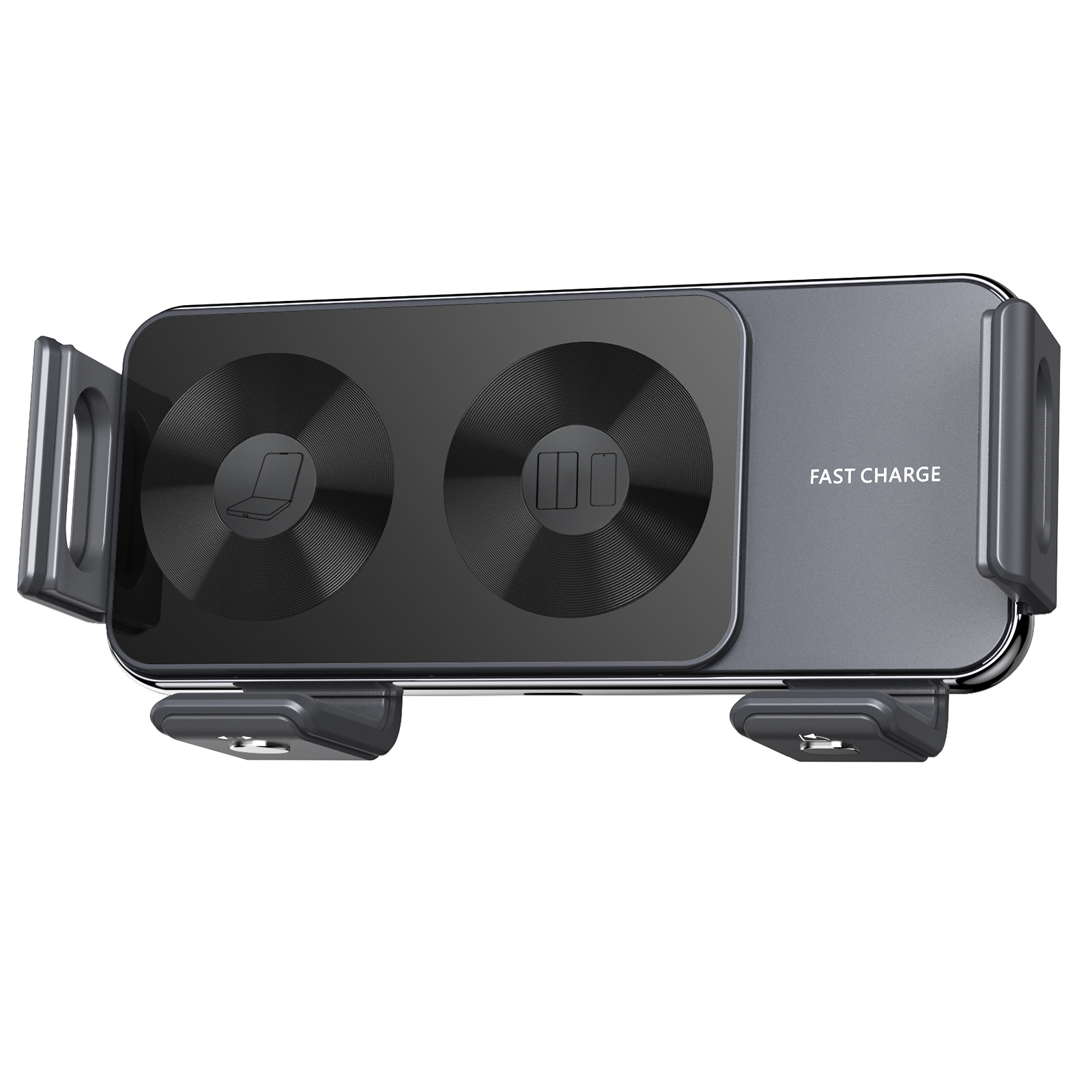 Folding screen dedicated wireless car charging 15W dual coil fast charging intelligent sensor