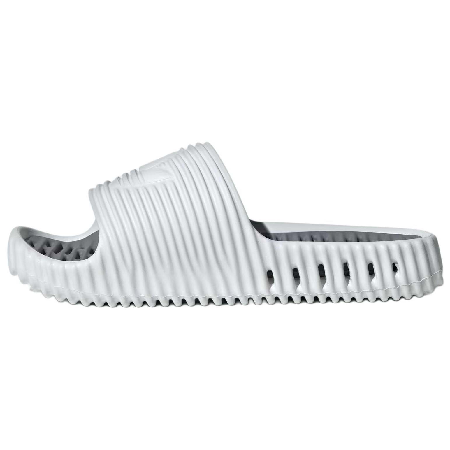 Adidas Adilette 25 Slides Crystal White Grey Three