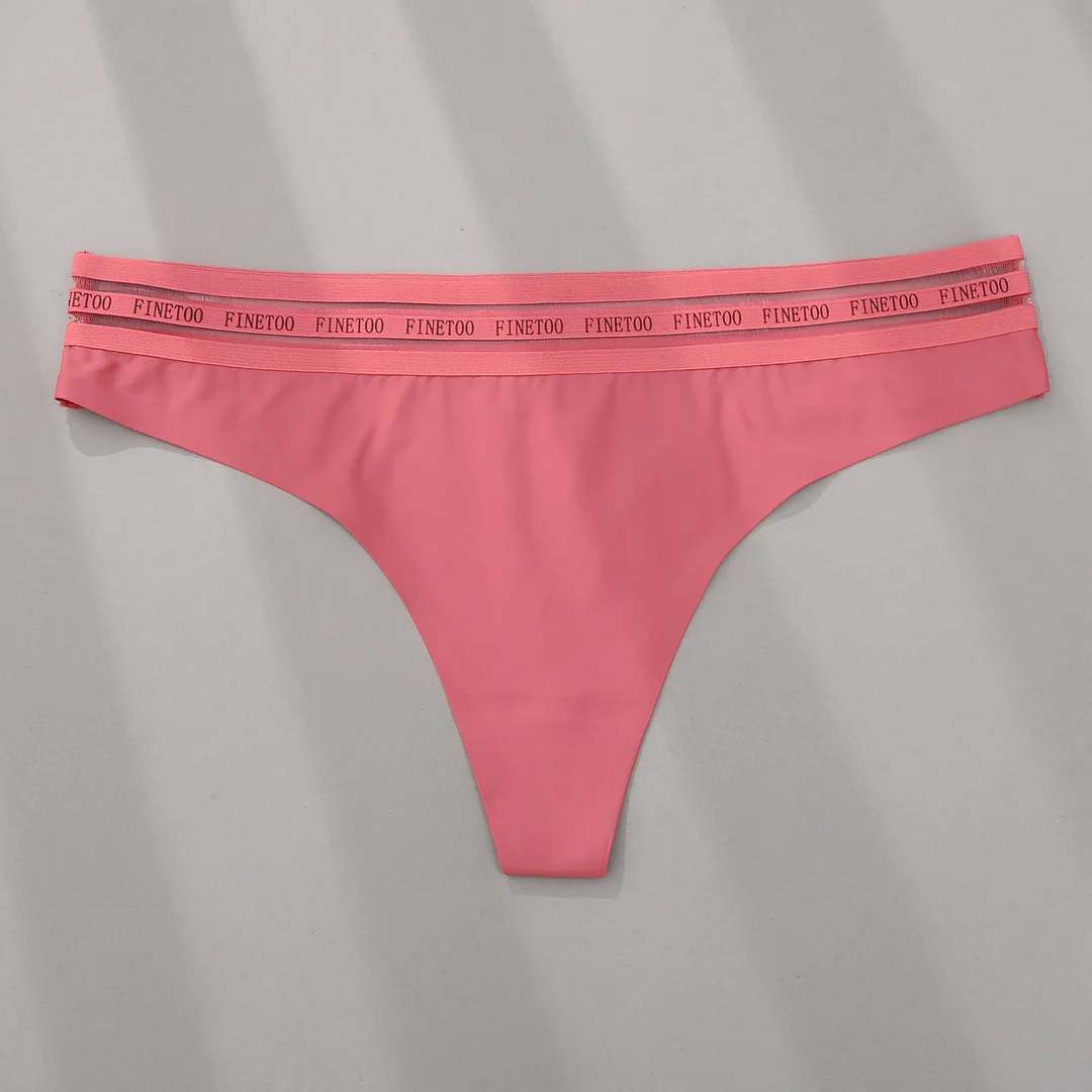 M-XL Seamless Panties Sexy G-String Thong Women's Underwear Low-Waist Female Lingerie Solid Color Pantys Soft Intimates Lingerie