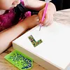1Pc DIY Diamond Painting Lettter Keychain