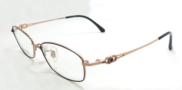 Women Pure Titanium Full Rim Eyeglasses Designed Spectacle Good Quality Prescription 200919