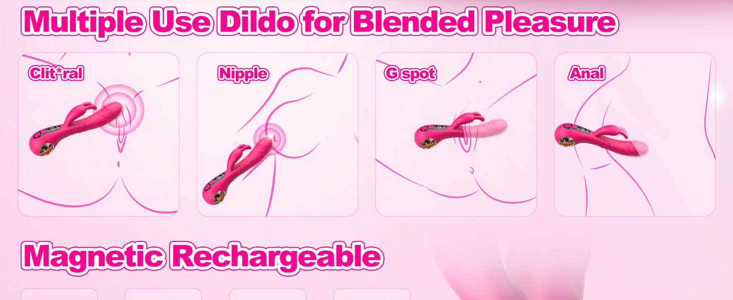 Mutiple use dildo for blended pleasure 