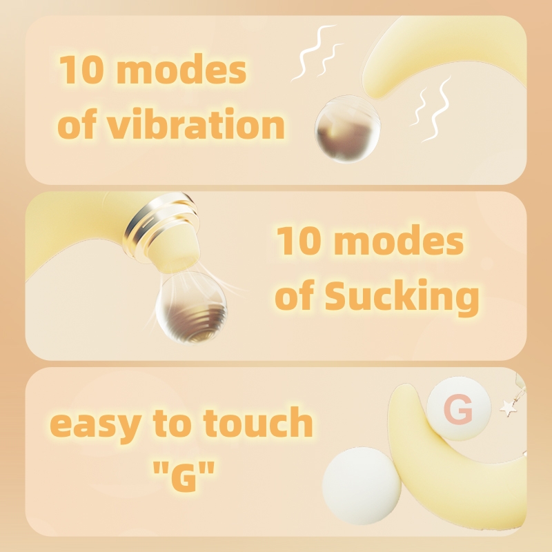 Moon G-spot Suction Vibrator Clitoral Stimulator