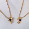 2 colliers de couple d'astronautes