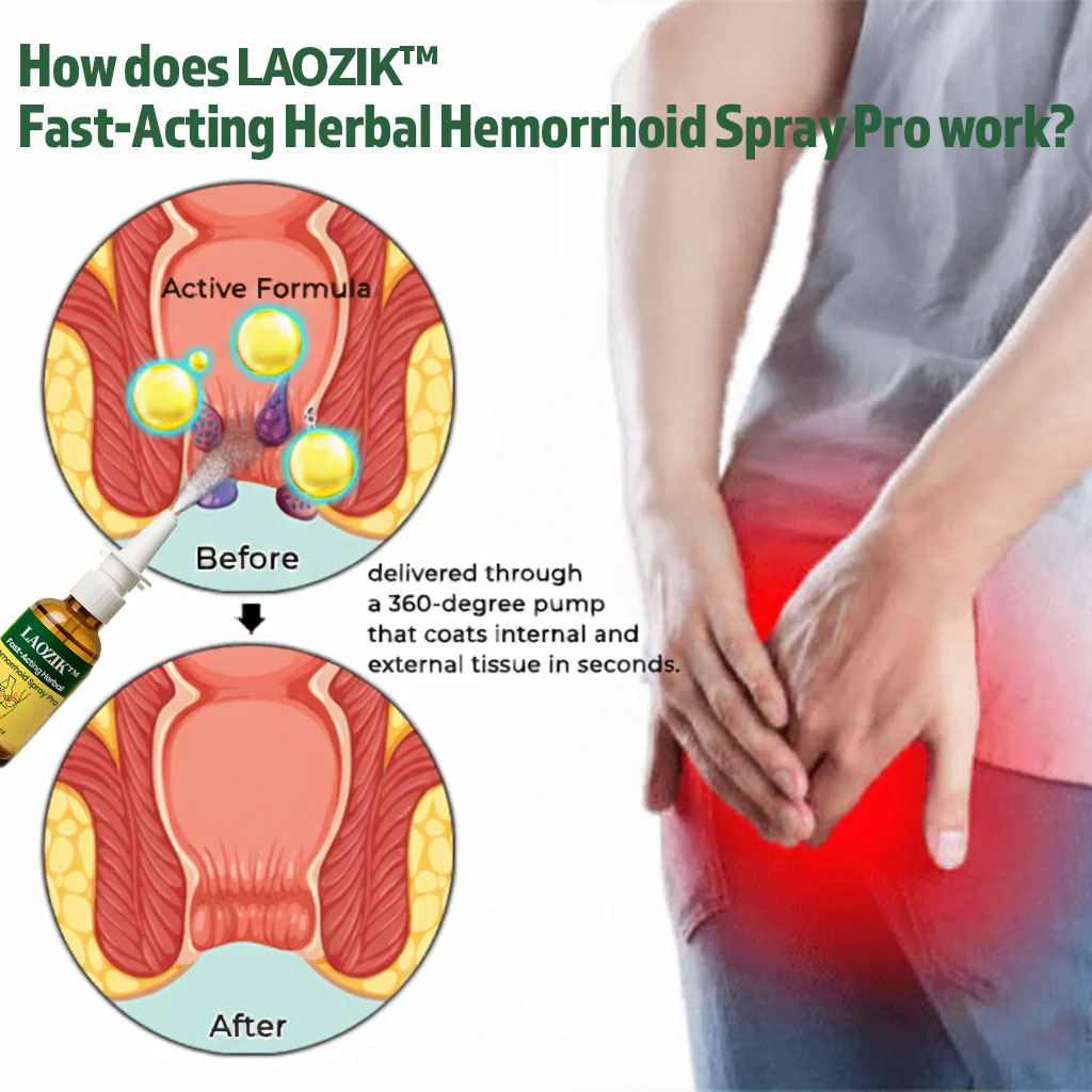 LAOZIK™ Fast-Acting Herbal Hemorrhoid Spray Pro