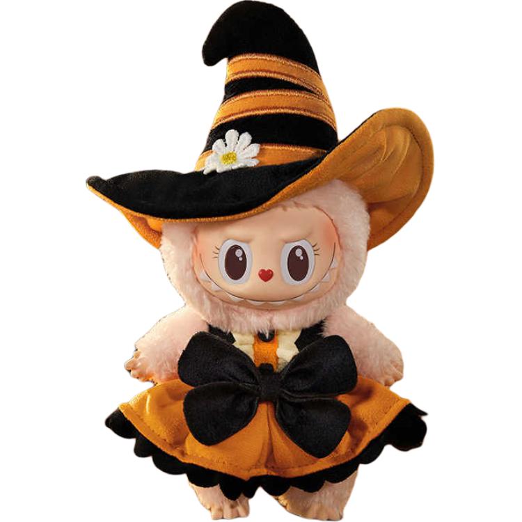 POP MART Paradise Limited, Carnival Of The Strange Collection Magic Of Pumpkin Vinyl Plush Pendant Blister Packs 21cm