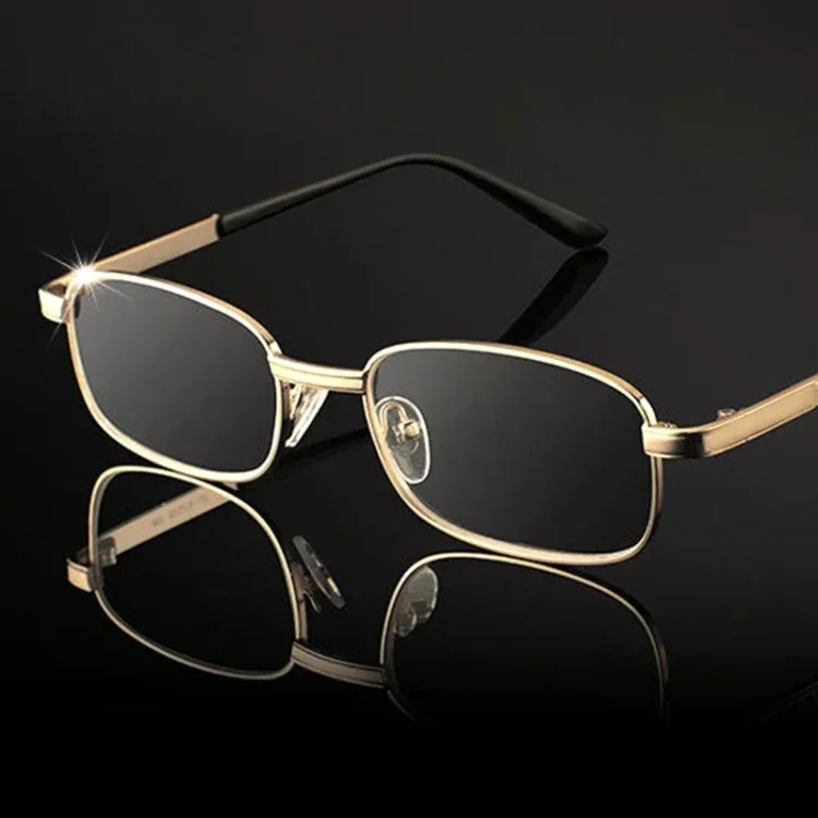 Design Reading Glasses, Men's Women's Full-frame Alloy, Clear HD Lenses, Reading Glasses, Scratch Resistant +0--+400