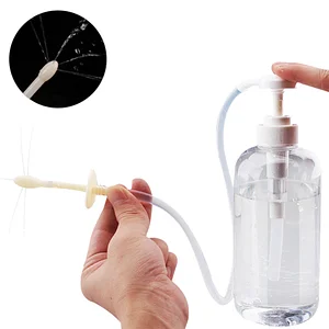 300/600ml Press Bottle Adult Sex Enema Cleaning Irrigator