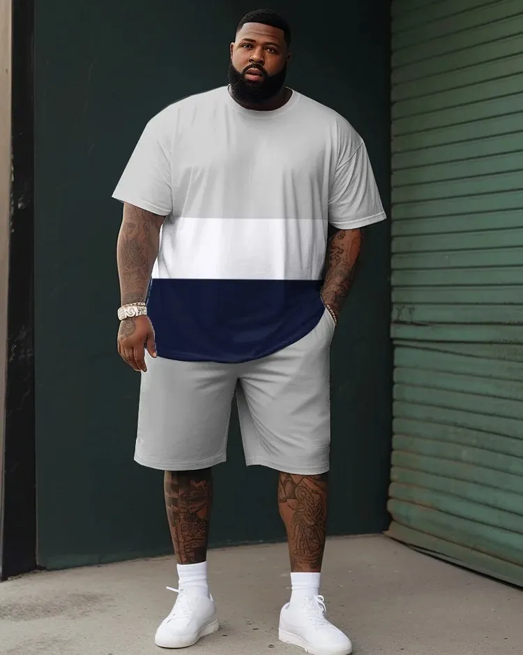 big and tall short sets