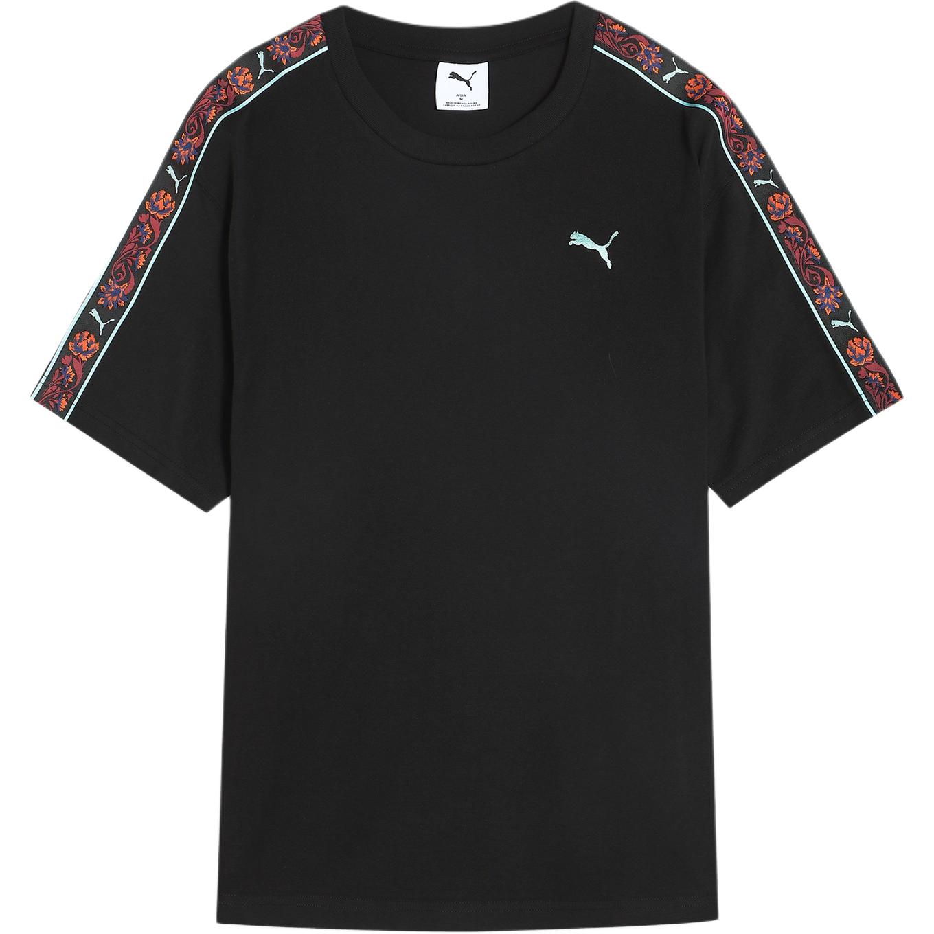 PUMA FloralRELAXED SS25 T Shirt Men's Black 01