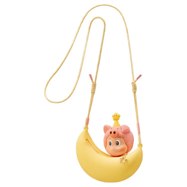 POP MART Silicone With Resin Crossbody Bag Women's Yellow & Pink