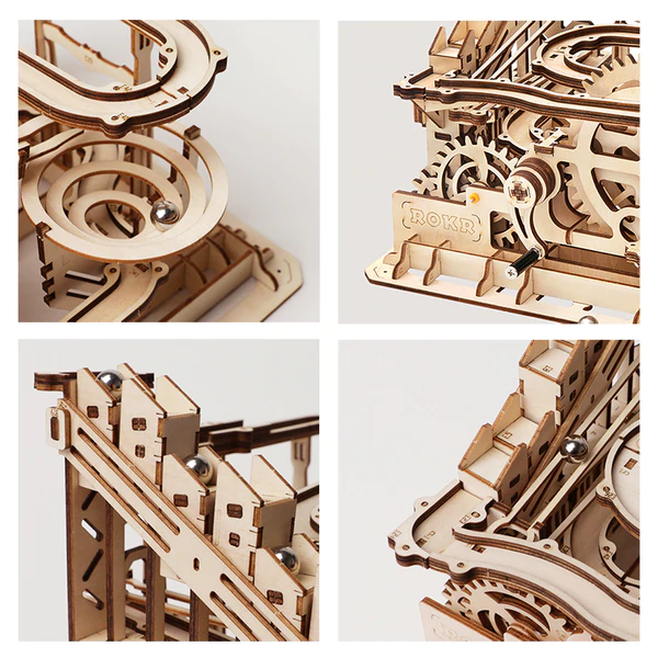Wooden Marble Parkour 3D Puzzle Wooden Kit LG501 13