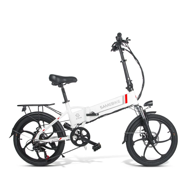 SAMEBIKE 20LVXD30 Bicicletta Elettrica Pieghevole Pneumatici da 20 Pollici Motore 350W Batteria 10.4Ah Max 35KM/H